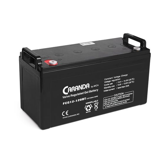 Аккумуляторная батарея MCA FCG12-120BT GEL 12V 120Ah (331 x 174 x 214), 33 kg