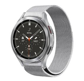 Миланский сетчатый ремешок Primolux для часов Samsung Galaxy Watch 4 Classic 46mm SM-R890 / SM-R895 - Silver