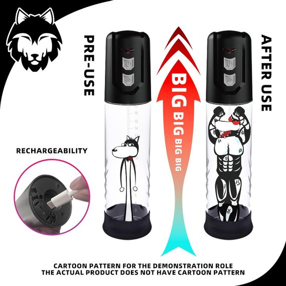 Автоматична вакуумна помпа із зарядкою від USB CANWIN Penis Pump - P402AU Sex Aura | Зображення 6