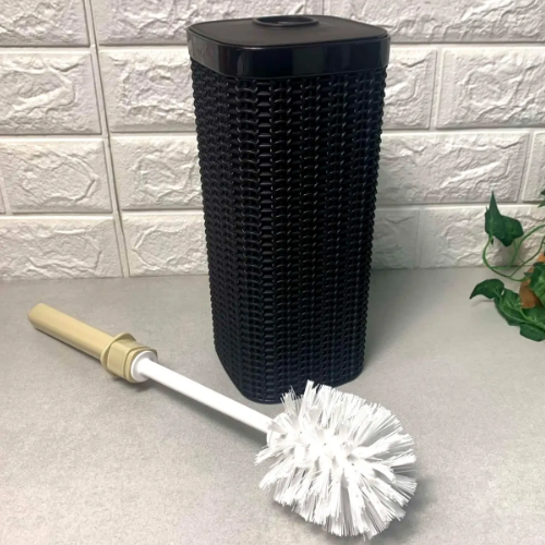 Йоржик для унітазу з підставкою В'язка коричневий ELIF | Зображення 1