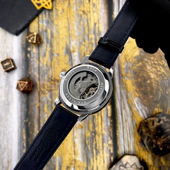 Класичний чоловічий годинник Awarder 022 Automatics Не Забуду Дім Silver-Black | Зображення 6