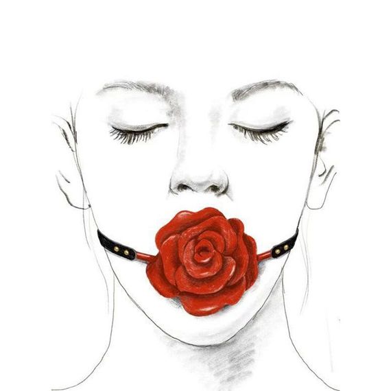 Розкішний кляп у вигляді троянди Zalo - Rose Ball Gag, подвійне використання | Зображення 3
