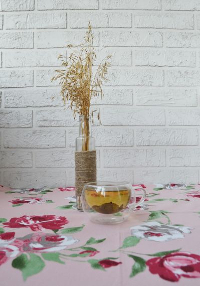 Скатерть 4Profi с рисунком Пионы размер  145х180 см 17814 | Зображення 1