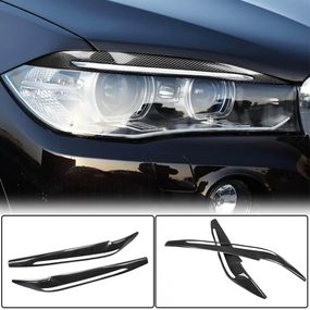 Реснички на Фары Карбон V1 для BMW X6 F-16 2014-2019 гг