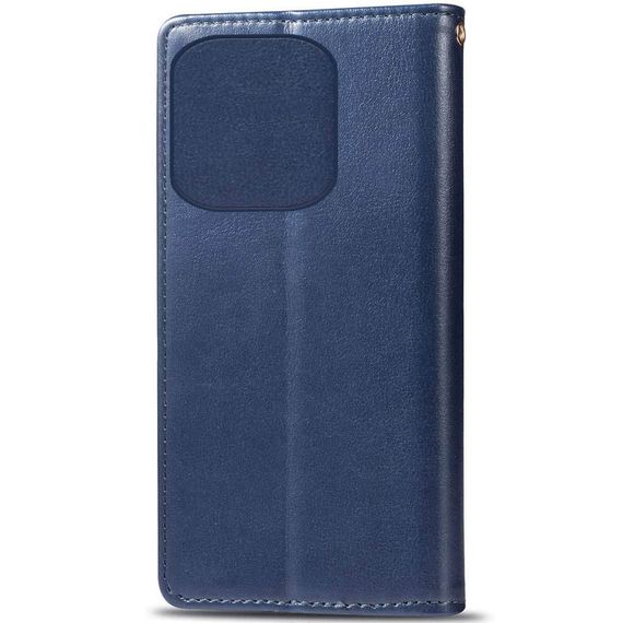 Шкіряний чохол-книжка GETMAN Gallant (PU) для TECNO Spark 10 Штучна шкіра, Слот для візитки, Синій | Зображення 2