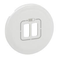 Celiane Legrand лицевая  панель зарядное устройство 2 х USB 1500 мА, Кат. № 0 674 62 - белый (068256)