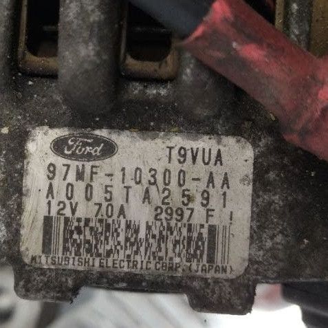 Генератор 1.4i Ford Fiesta MK4 Puma 70A 1996-2001 Форд Фієста Пума 97MF10300AA | Зображення 5