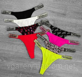 Жіночі стрінги Victoria's Secret зі стразами, жіночі стрінги Вікторія Сікрет, стрінги зі стразами, жіночі стрінги