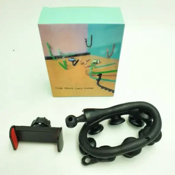 Рільник універсальний з присосок Cute Worm Lazy Holder | Зображення 2