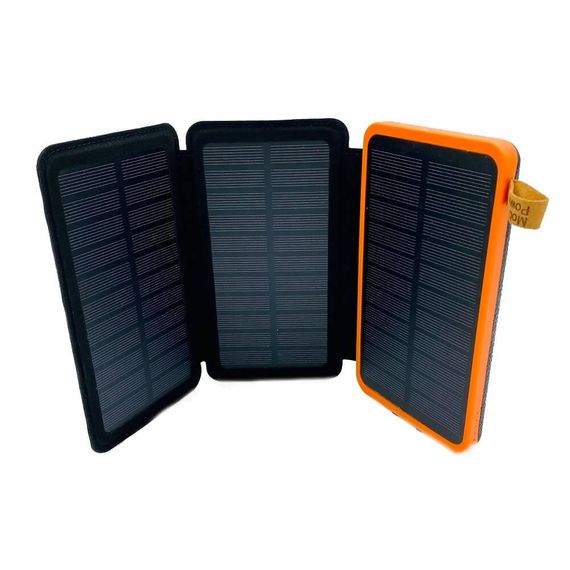 Повербанк 10 000 mAh с солнечными панелями Solar Charger Power Bank | Зображення 2