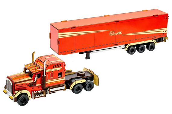 Конструктор Puz-00952 "Wood  Truck", дерев'яний PuzzleOk | Зображення 6