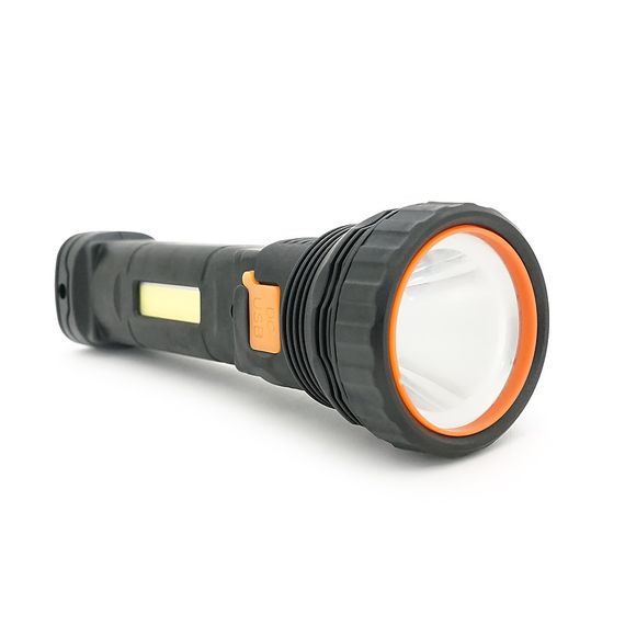 Ліхтарик ручний WST-01, 3W. OSL+COB. 3+1 режим, вбудований акумулятор, IP40 . 210х88х45. Box
