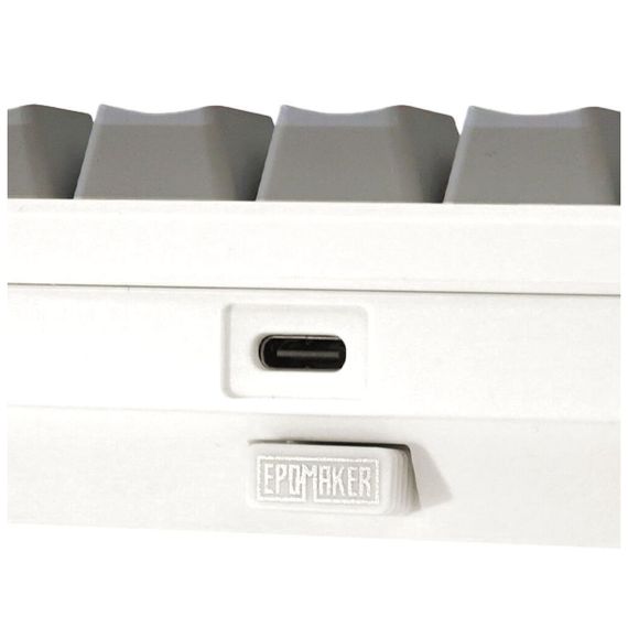 Клавіатура Epomaker Shadow-X 70 Mulan Switch Hot-Swap LCD Screen RGB Wireless/Bluetooth/USB UA White (SHX-W-M) | Зображення 3