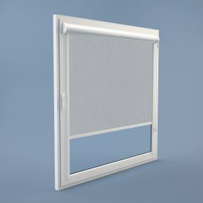 Рулонна штора Rolets Мадрид 2-863-350 35x170 см закритого типу Сіра
