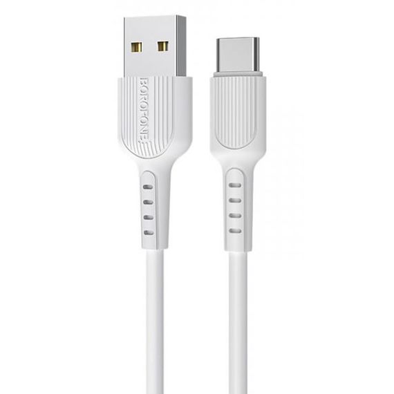Дата кабель Borofone BX16 USB to Type-C (1m) Білий