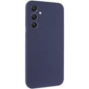 Чехол TPU GETMAN Liquid Silk Full Camera для Samsung Galaxy S26+ Синий / Midnight Blue
