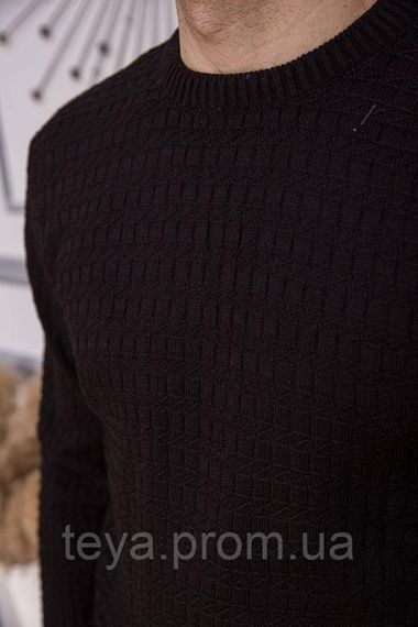 Светр чоловічий колір чорний розміри M, XL, L FA_001988 | Зображення 4