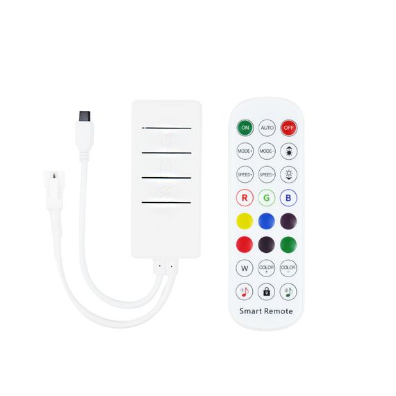 Контролер PROLUM  SPI; RGB; Wi-Fi; TUYA; 24 кнопки; 3PIN; Series: HomeLink