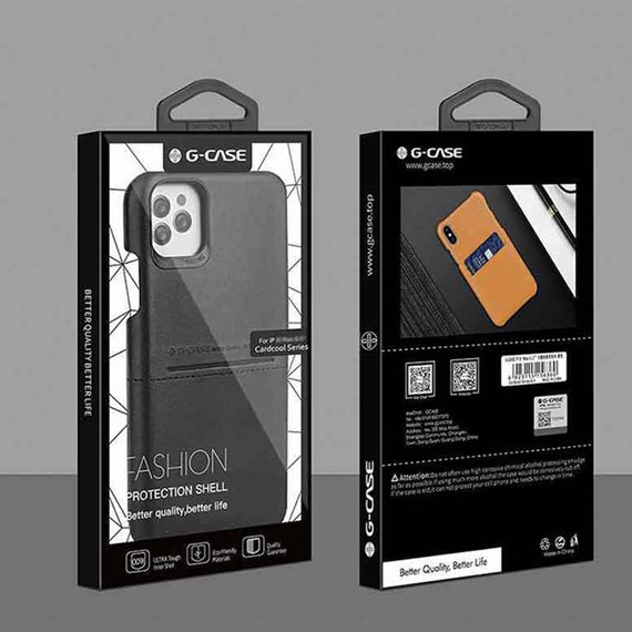 Шкіряна накладка G-Case Cardcool Series для Apple iPhone 11 Pro (5.8") | Зображення 3