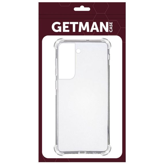 TPU чохол GETMAN Ease logo посилені кути для Samsung Galaxy S22+ Безбарвний (прозорий) | Зображення 1