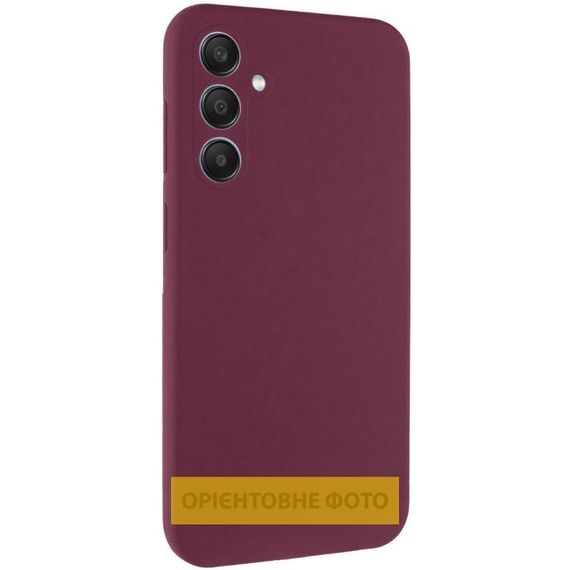 Чехол Silicone Cover Lakshmi Full Camera (AAA) для Xiaomi Redmi 15 (EU) Бордовый / Plum