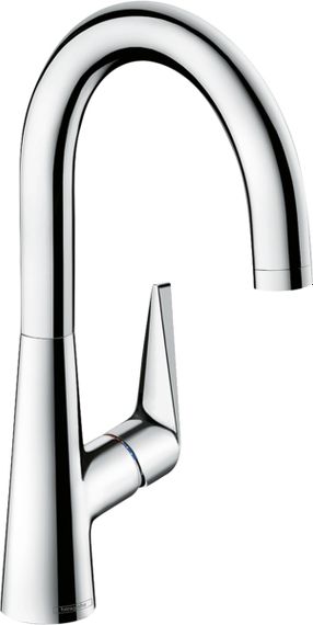 Змішувач для кухні Hansgrohe Talis S, довж.виливу - 174мм, поворотний, 1важіль, KM220, хром (72814000)