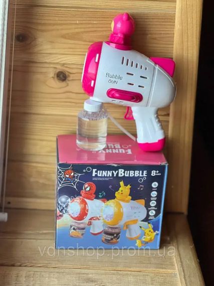 Пистолет детский автоматический пистолет пулемёт для мыльных пузырей Toy bubble gun AND 388-10 | Зображення 3