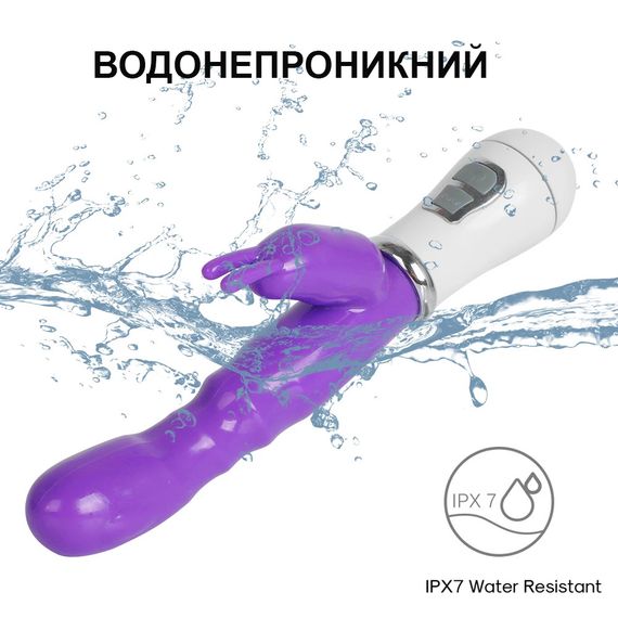 Вібратор-кролик для подвійної стимуляції (фіолетовий, живлення USB) | Зображення 6