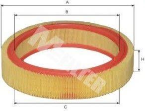 Фільтр повітряний RENAULT Clio (вир-во M-filter) MFILTER A117 на RENAULT SUPER 5 (B/C40_)