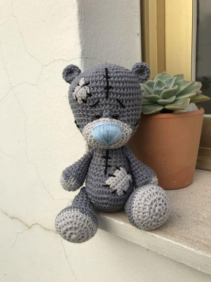 Мишка Латочка / Набор для Вязания Игрушки Крючком / Набор для Творчества Амигуруми / Мишка Вязаный Крюч (6669) | Зображення 4