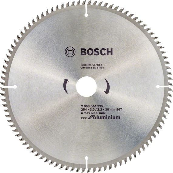 Диск Bosch пиляльний Eco for Aluminium 254x3x30-96T (2.608.644.395)