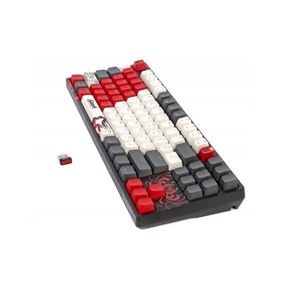 Клавіатура A4Tech Bloody WS87 Naraka Wireless/Bluetooth Black/Red (4711421001113) | Зображення 4