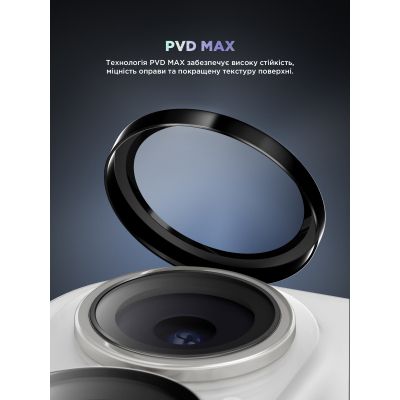 Стекло защитное Armorstandart for Camera Supreme BI iPhone 16e Black (ARM84426) | Зображення 8