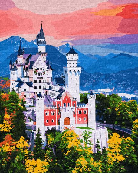 Картина по номерам "Сказочная Германия" KHO2814 40х50