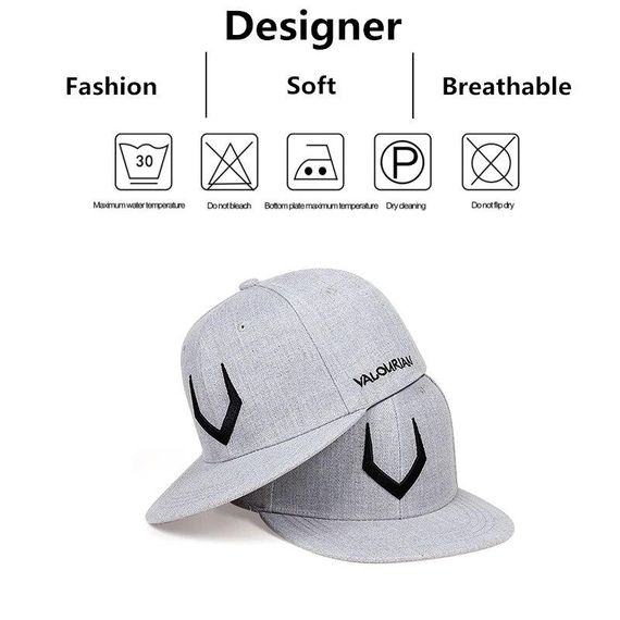 Кепка снепбек (Snapback) Valourian (Доблесний) 56-61р Чорний (9043) | Зображення 4