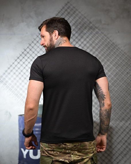 Тактична фуфайка для відведення поту Spartan black ПП4685 | Зображення 2