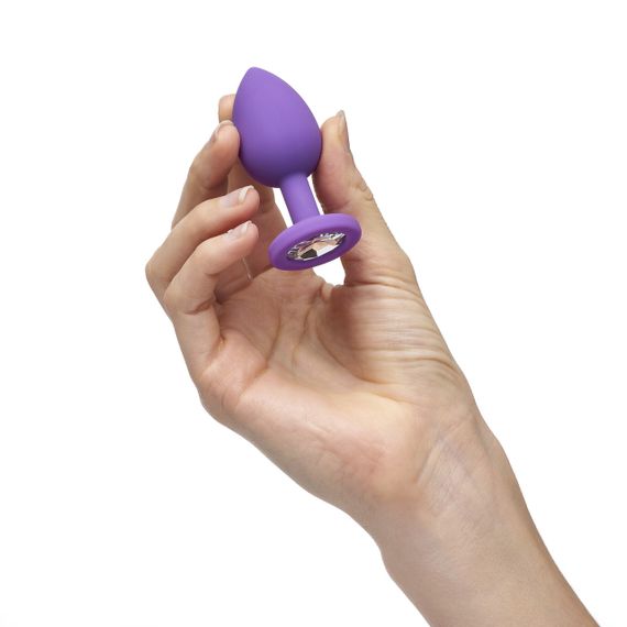 Анальна пробка з кристалом Sweet Sensation 3 в 1, змінні кристали, розмір S, для початківців So Divine (Велика Британія) sexstyle