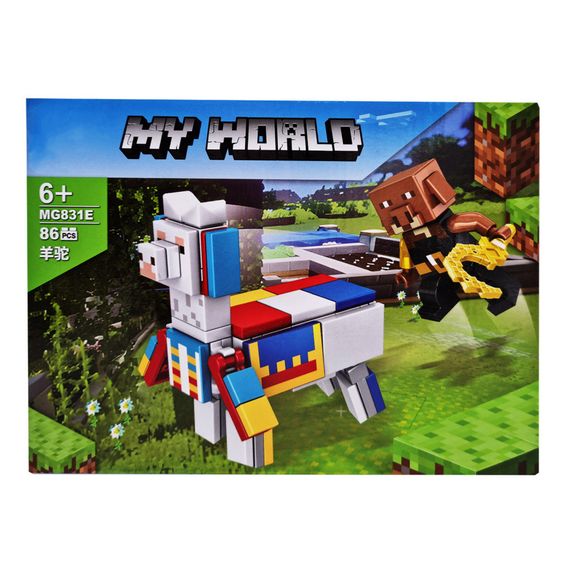 Конструктор дитячий для хлопчика від 6 років  Майнкрафт 86 деталей Ігоровий конструктор 6+