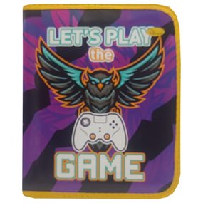 Папка для тетрадей на молнии "Lets play the GAME" АП-1001-15