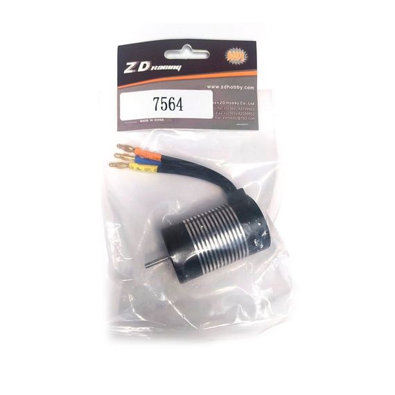 Мотор безколекторний ZD Racing 7564 двигун Brushless 3565 2300KV ZD Racing DBX-10 | Зображення 1