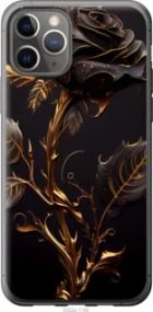 Чехол на iPhone 11 Pro Роза 3 из силикона FCh_052420