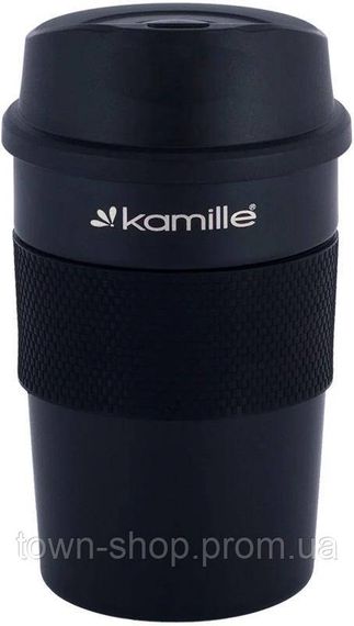Термокружка Kamille Felice 360мл с TPR вставкой KM-2049