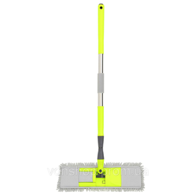 Швабра с телескопической ручкой и насадкой из микрофибры для мытья пола, плитки, ламината и линолеума HP-35015-51