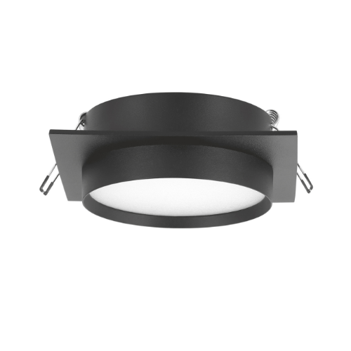 Світильник VIDEX під лампу GX53 врізний Квадратний Чорний (VL-SPF33S-B) (40шт/ящ) | Зображення 2