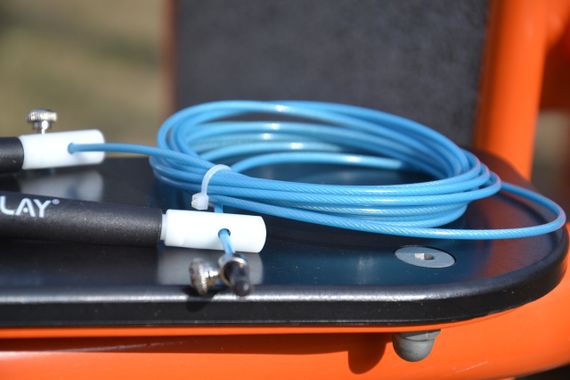 Скакалка швидкісна PowerPlay 4202 Ultra Speed Rope Бірюзова (2,9m.) | Зображення 7