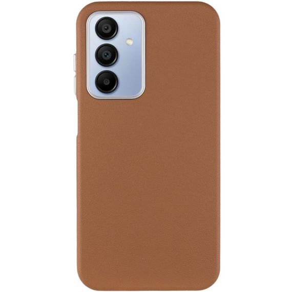 Кожаный чехол Leather Case Metal Buttons для Samsung Galaxy A25 5G Brown | Зображення 1