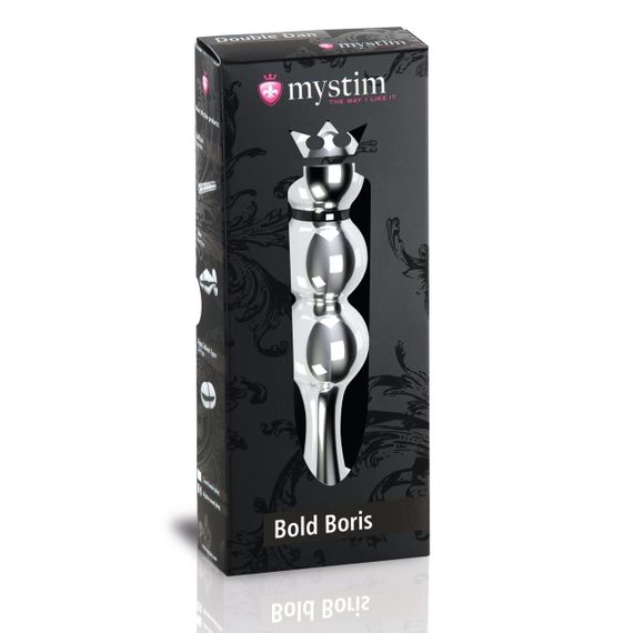 Металлическое дилдо Mystim Bold Boris для электростимулятора, диаметр 3,2см | Зображення 2