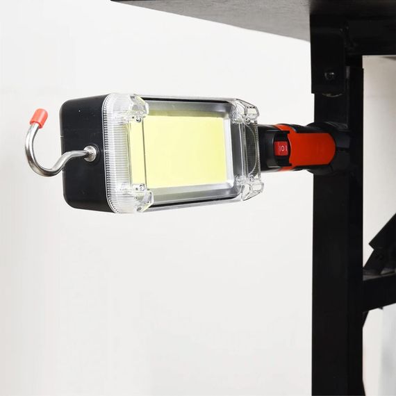Ліхтар акумуляторний з магнітом та гачком, з USB, 20 Вт, WOW ZJ-8859 COB / Переносна світлодіодна лампа | Зображення 6