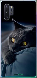 Чохол на Samsung Galaxy Note 10 Plus Димчастий кіт "825u-1756-2448"