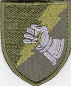 Шеврон 23 окремий танковий батальйон ДШВ (зелений)